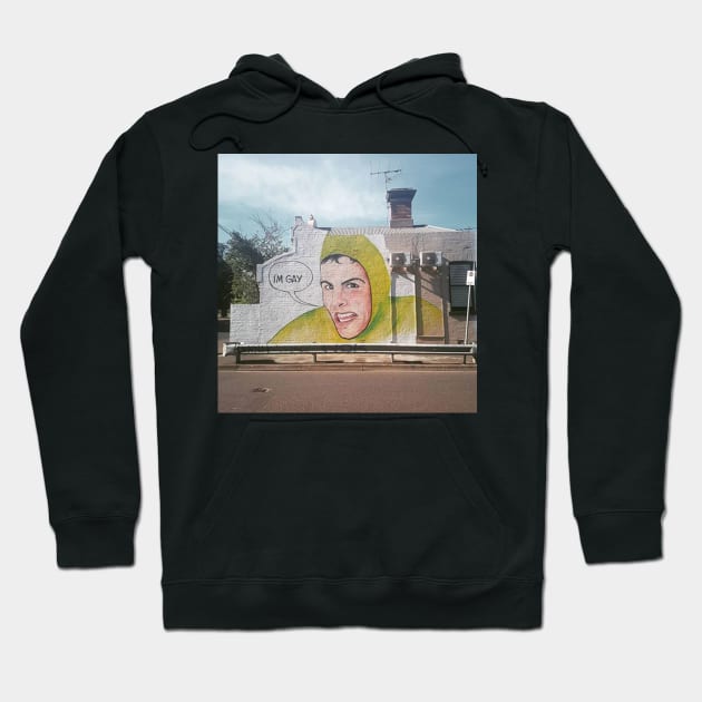 Idubbbz I'm Gay Graffiti Hoodie by DankSpaghetti